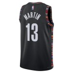 Brooklyn Nets Trikot Tyrese Martin Nike 2025-26 City Edition Schwarz Swingman - Herren